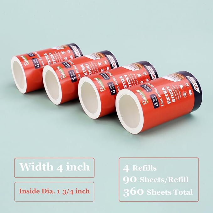 4 inch Lint Roller Refills Only - Image 3