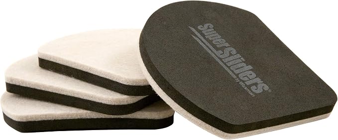 Super Sliders 5" Slide & Hide Reusable Furniture by SUPERSLIDERS