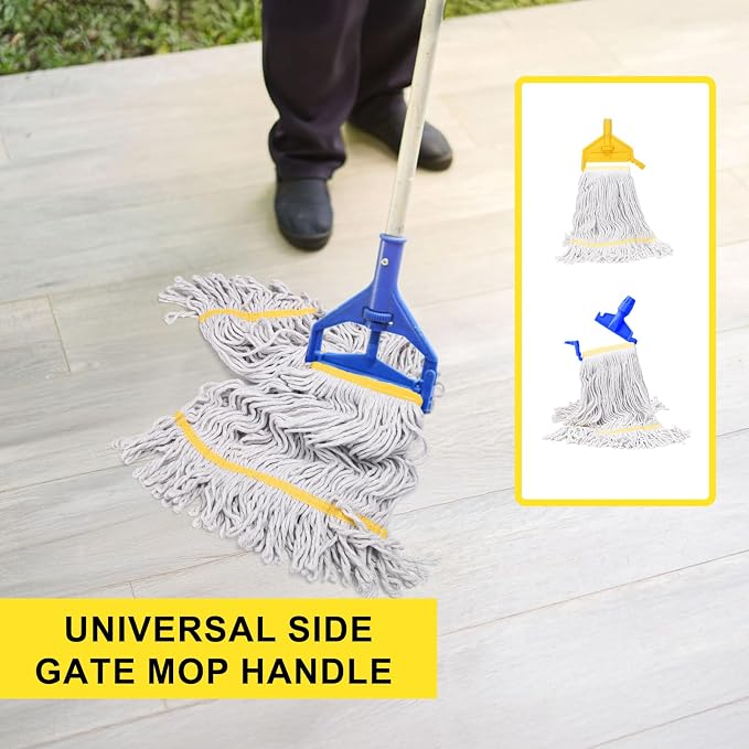 KeFanta 6 Pack Heavy Duty Commercial Mop Head Replacement, Wet Industrial - Image 4