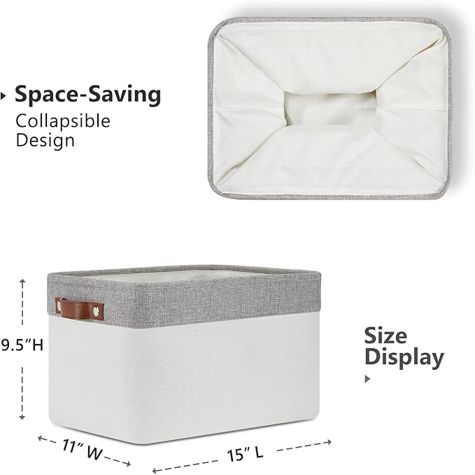 DULLEMELO Storage Baskets for Organizing, Decorative Storage Bins - Image 2
