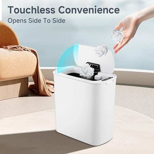TIPGO Automatic Motion Sensor Bathroom Trash Can - Image 2