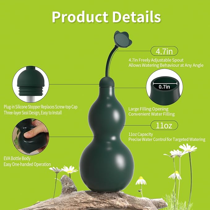 Squeeze Bottles for Plants, 11oz Small Watering Can for Succulent, - Image 5