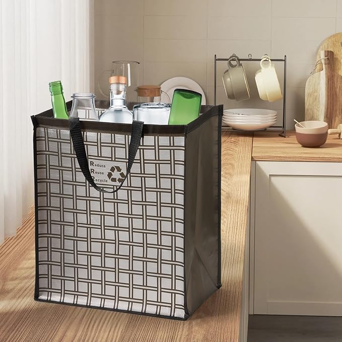 Lily queen Recycle Bin Bags for Kitchen Home Trash Cans Sorting Bins 12 Gallon - Image 4