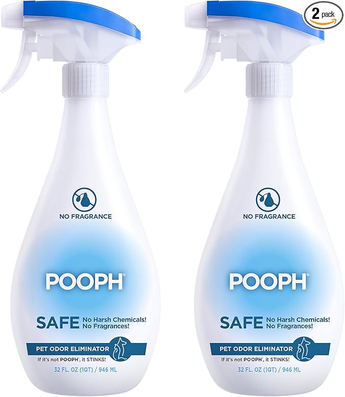 Pooph Pet Odor Eliminator, 32oz Spray, Eliminator, Deodorizer by Pooph