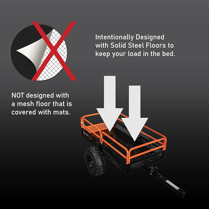 Impact IMPLEMENTS® 1500lb Utility Cart Cargo Trailer - Image 2