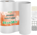 OcePor Non-Adhesive Drawer and Shelf Liner 24IN x 30FT，Non Slip Cabinet and by OcePor