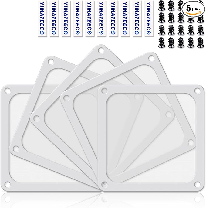 Dust Filter PC 140mm for Computer Cooler/PSU/Routers Nylon 80 Mesh, Magnetic by YIMATEECO