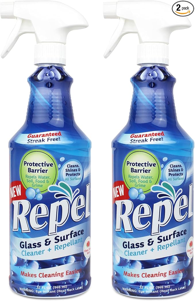 Clean-X REPEL Glass & Surface Cleaner 32 fl. oz. by Clean-X