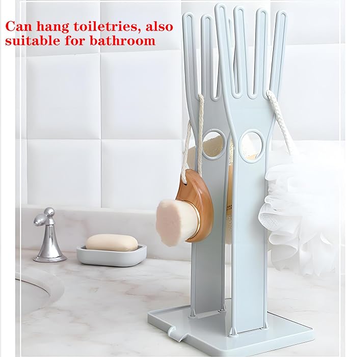 Kitchen Glove Holder Kitchen Glove Stand Holder Rubber Glover Drying Dryer Rack - Image 5