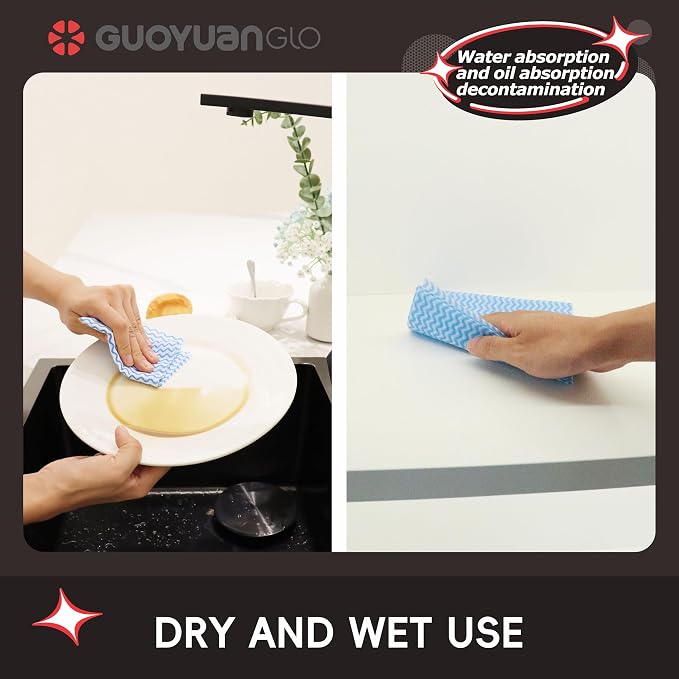 Disposable Dish Cloths Disposable Cleaning Towels Heavy Duty Reusable Cleaning - Image 6