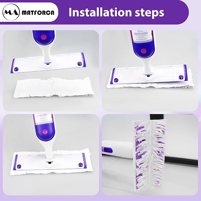 6 Pack Swiffer Power Mop Pads – Disposable Wet Mop Refills - Image 3