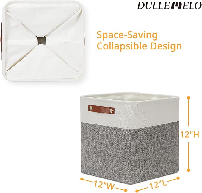 DULLEMELO [Set of 4 Storage Cubes Baskets - Image 2