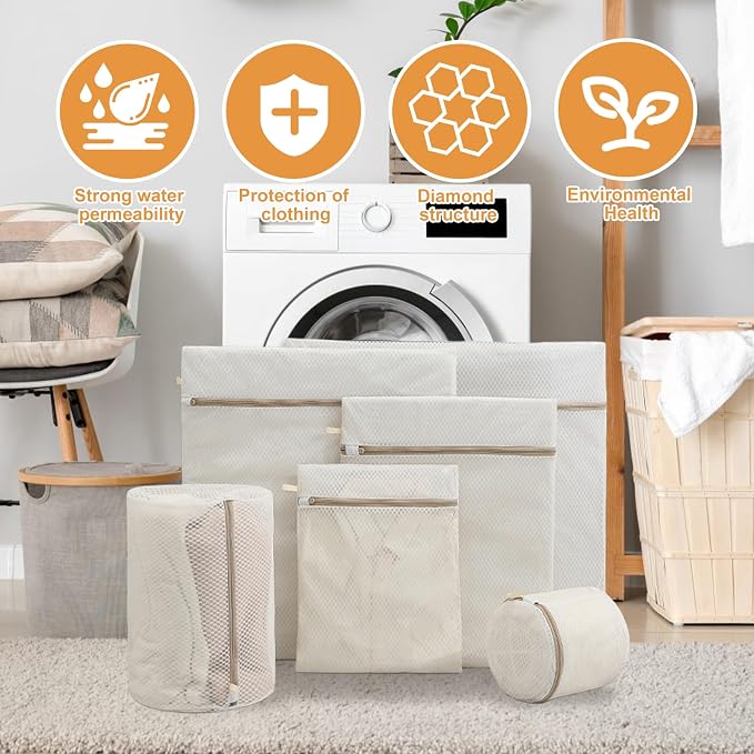 6PCS Laundry Bag For Washing Machines, Specialized For Washing Underwear And - Image 4