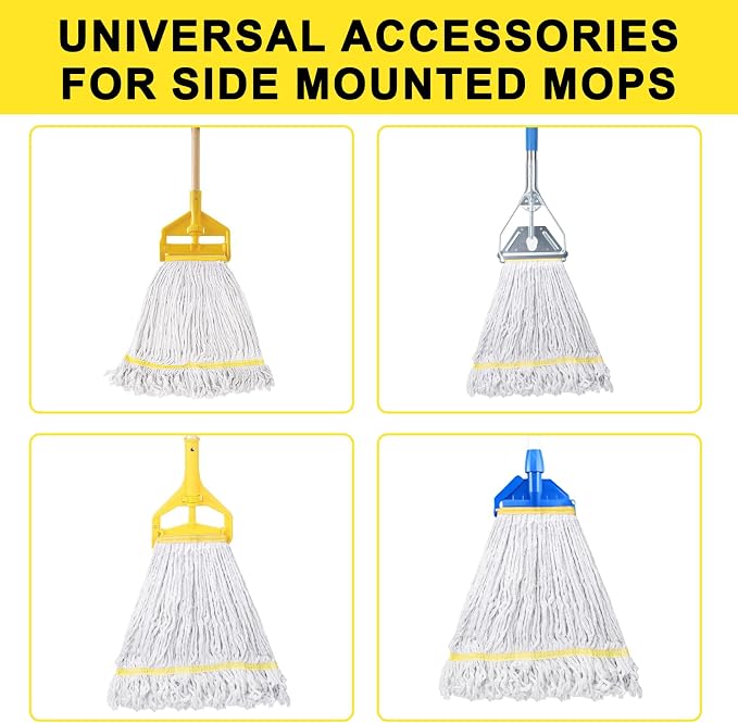 KeFanta 3 Pack Heavy Duty Commercial Mop Head Replacement, Looped End String - Image 3