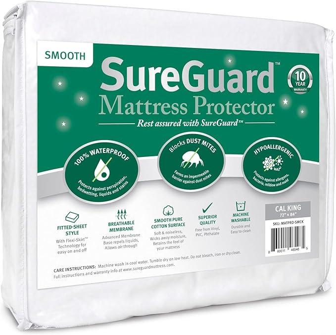 SureGuard California King Mattress Protector by SureGuardMattressProtectors