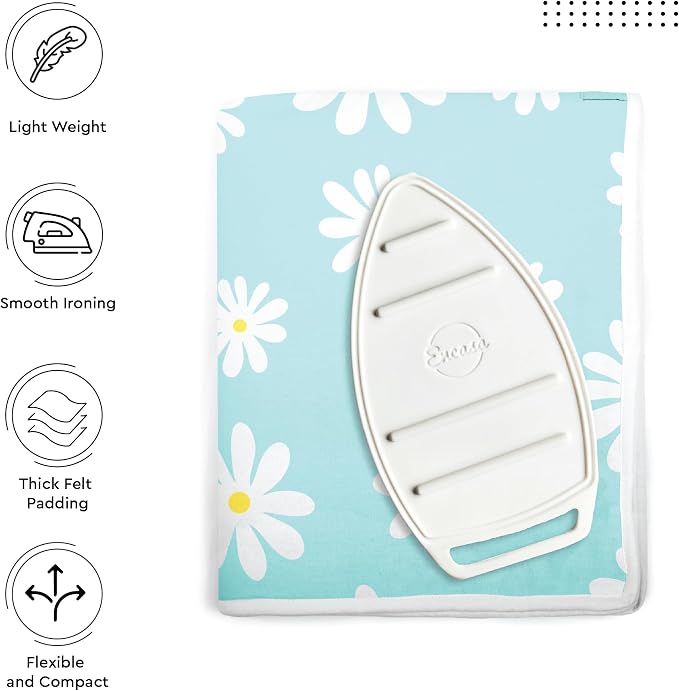 Encasa XO Ironing Mat/Pad with 3mm Padding & Silicone Iron Rest - Image 5