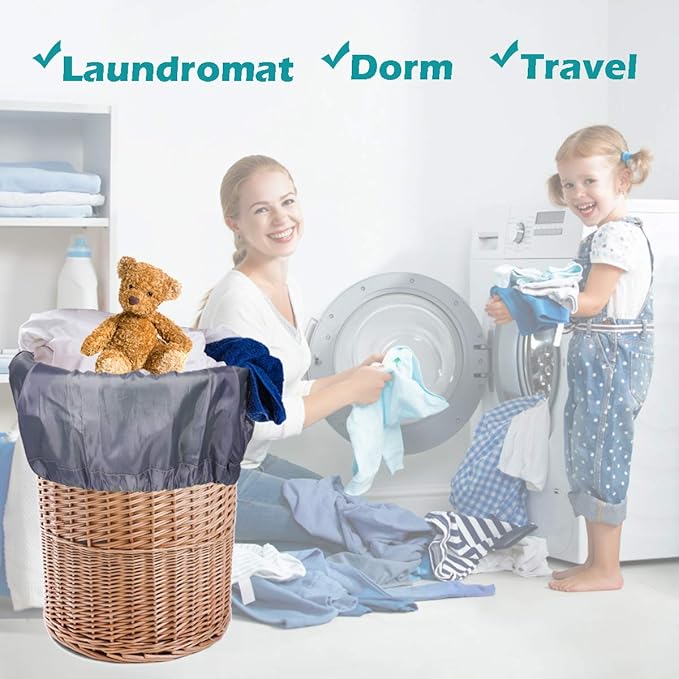 Heavy Duty Laundry Bag 2 Pack XL Nylon Laundry Bags - Image 5