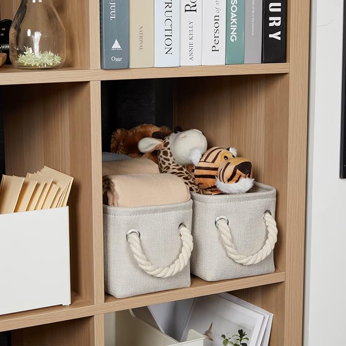 Temary Small Fabric Storage Baskets - Image 4