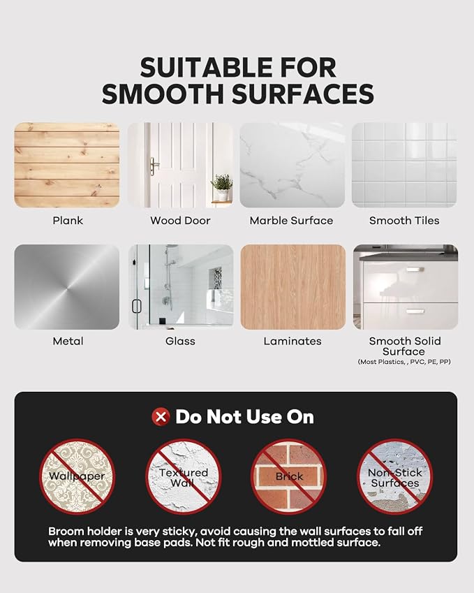 Plastic Broom Holder Wall Mount - Image 5