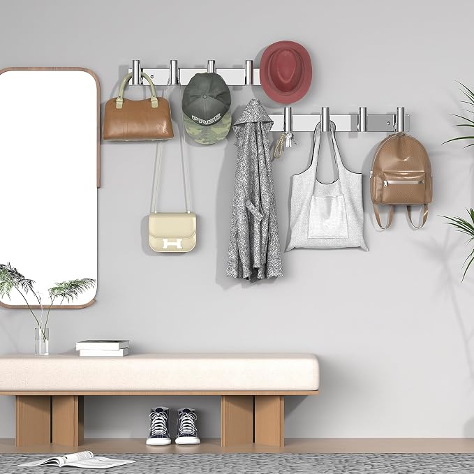 VAEHOLD Hat and Coat Wall Mount Rack - Image 5