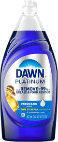 Dawn Platinum Dishwashing Liquid, Fresh Rain Scent, 32.7 fl oz by Dawn