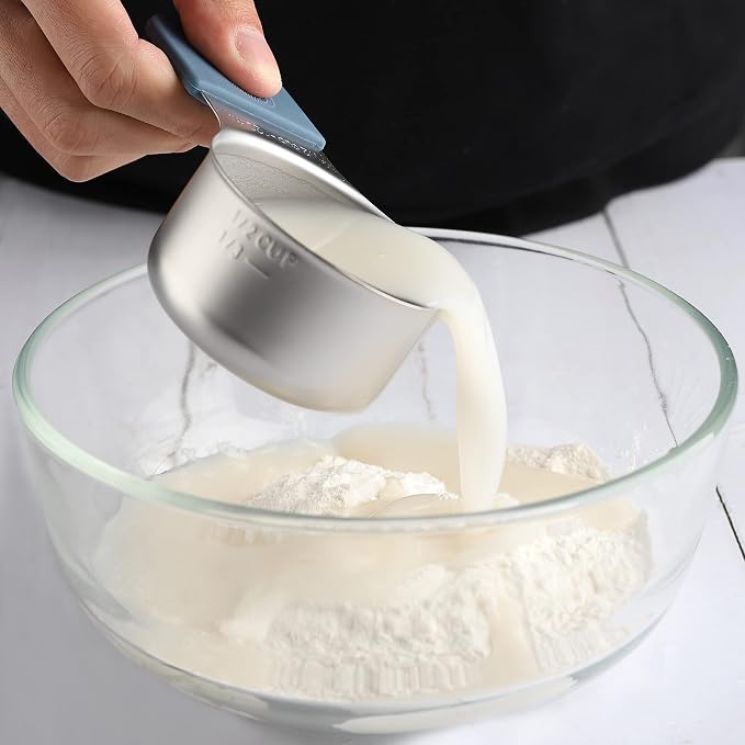 Magnetic Measuring Cups Set of 7 Stainless Steel Heavy Duty Measuring Cups - Image 6
