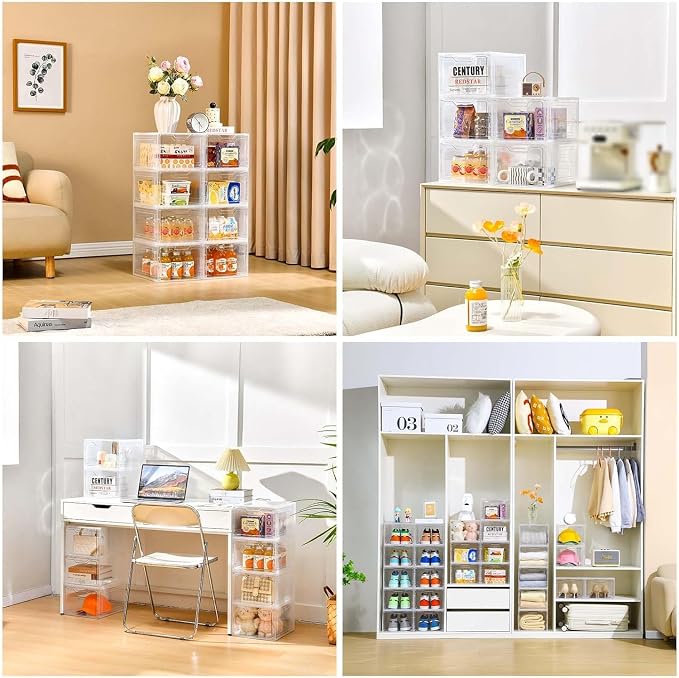 10 Pack Closet Organizers and Storage, Clothes Organizers and Storage, Plastic - Image 9