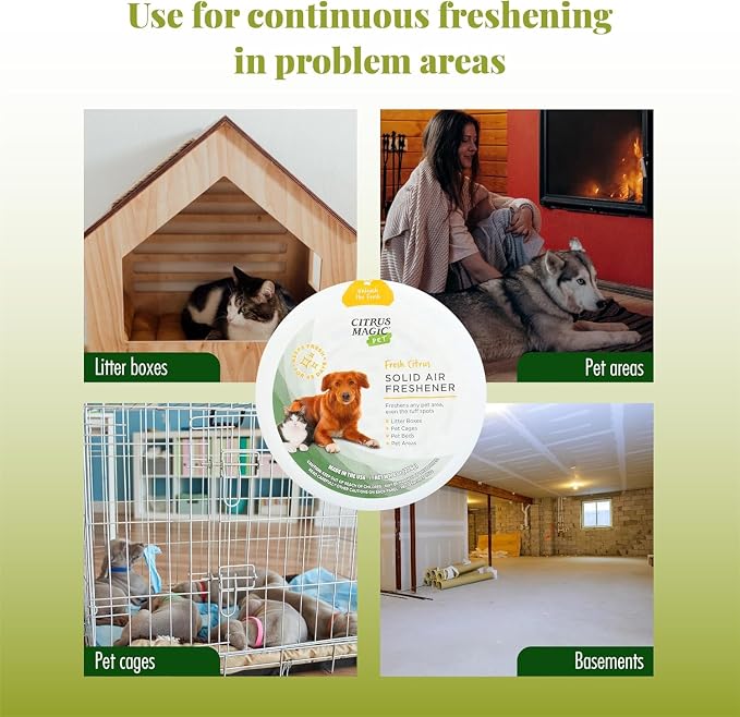 Citrus Magic Pet Odor Absorbing Solid Air Freshener - Image 6