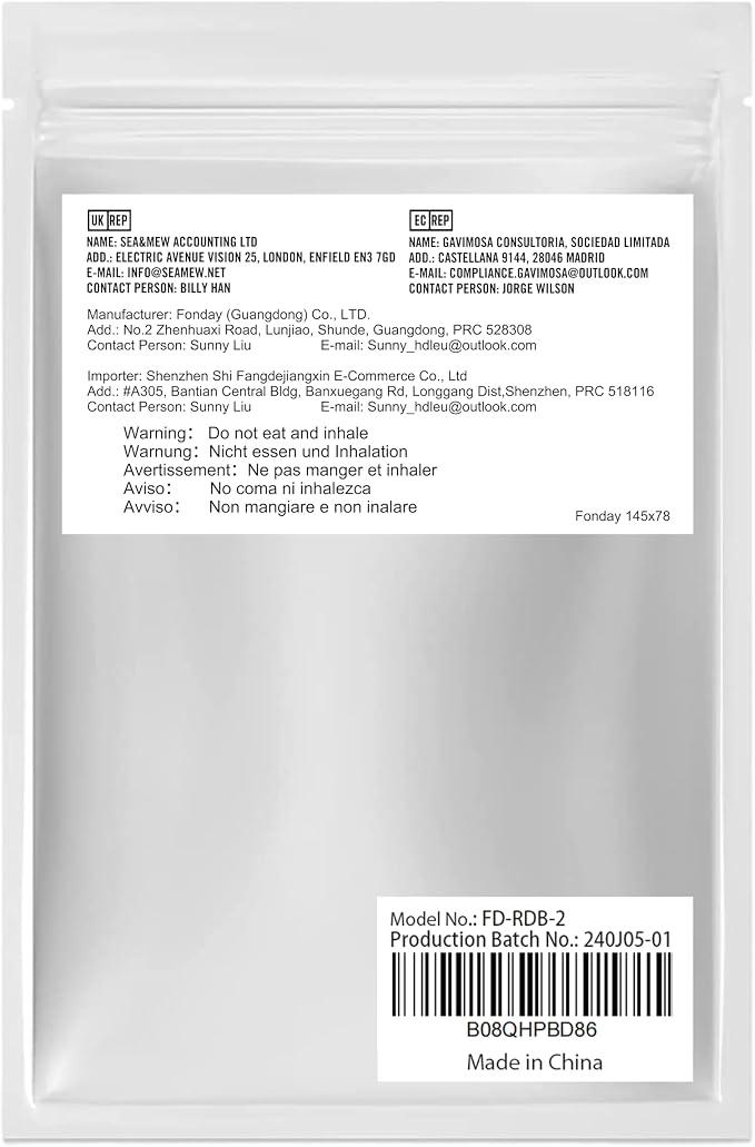 2Packs Fonday Refrigerator Deodorizer Odor Eliminator - Image 9