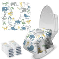 Blissful Diary 30 Pcs Toilet Seat Covers Disposable by ForEveryBabysBetterLife