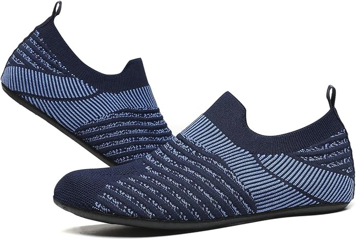 Adult Indoor House Slippers Socks Lightweight Non Slip Grip House Home Shoes - Image 4