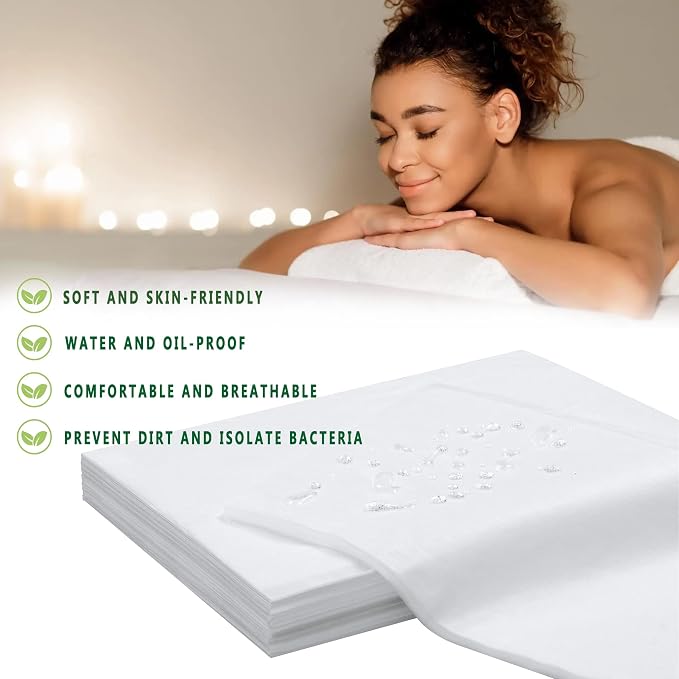 31" x 71" Disposable Bed Sheets - Image 2