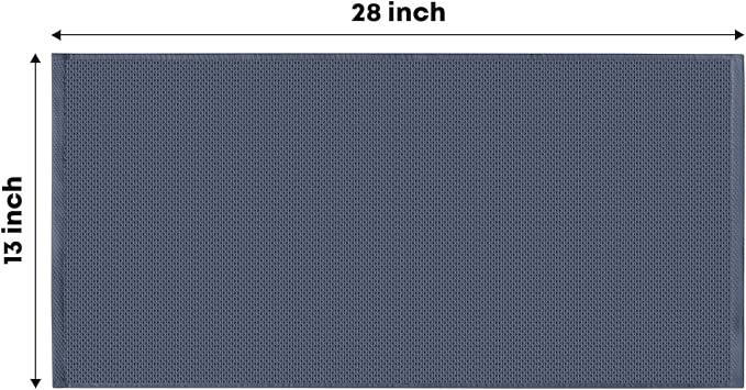 Artoid Mode 100% Cotton Dark Grey Waffle Weave Kitchen Dish Cloths, 13x28 Inch - Image 6
