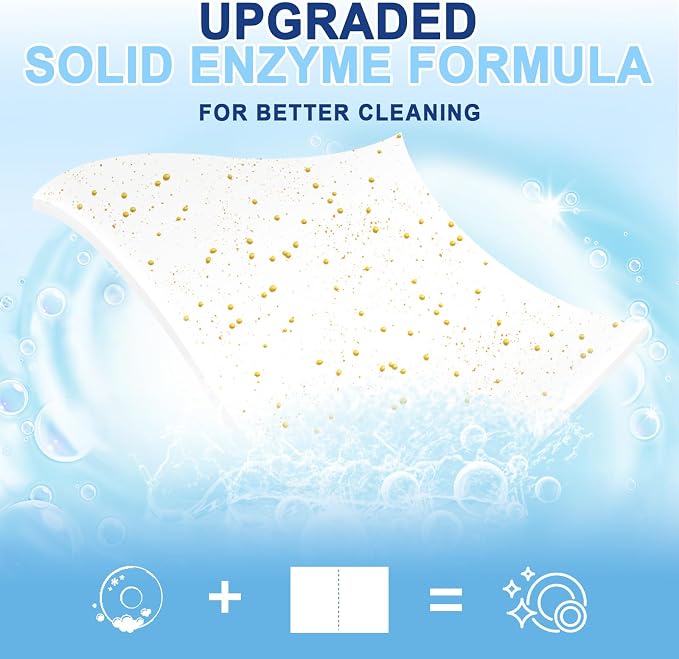Upgraded Eco Dishwasher Detergent Sheets Up To 32 Loads, Unscented Plastic Free - Image 2