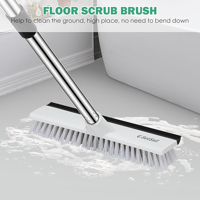 SetSail Upgraded Large 12 in Wide Floor Scrub Brush - Image 6