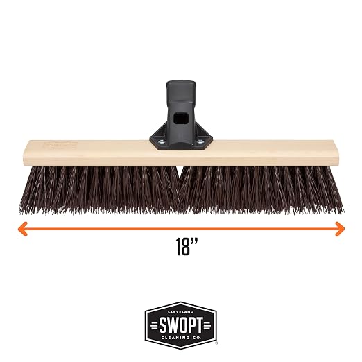 SWOPT 18" Premium Rough Surface Push Broom Head - Image 6