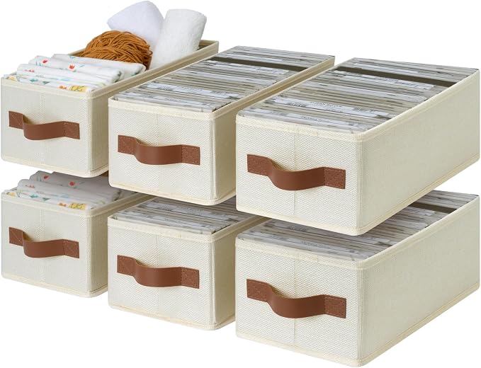 GRANNY SAYS Small Fabric Storage Bins, Storage Baskets by GRANNYSAYS