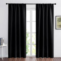 RYB HOME Blackout Curtains for Living Room, Large Window Shades for Bay Window by RYBHOME