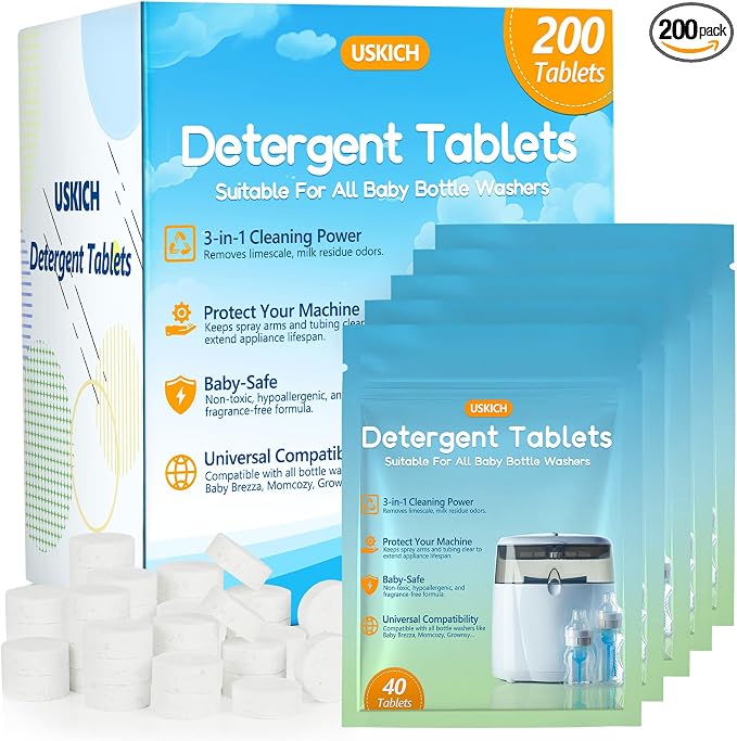 200Pcs Detergent Washing Tablets by USKICH