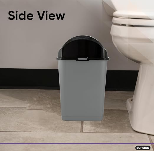Superio Small 2.5 Gallon Plastic Trash Can - Image 6