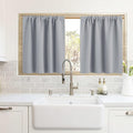 RYB HOME Blackout Curtains for Kitchen, Over Sink Privacy Curtains Window Decor by RYBHOME