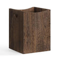 smusei Wood Trash Can 9.5 Gallon Waste Basket Bin Rustic Farmhouse Large by smusei