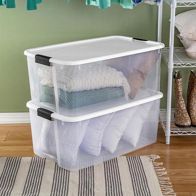 Sterilite 8-Pack Ultra Latching Box, Storage Bins - Image 4