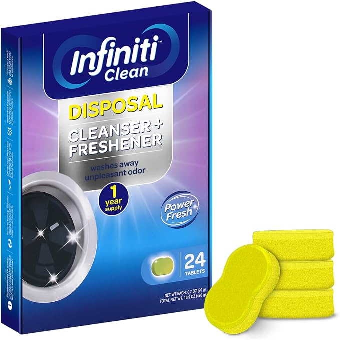 Garbage Disposal Cleaner and Deodorizer Tablets by InfinitiClean