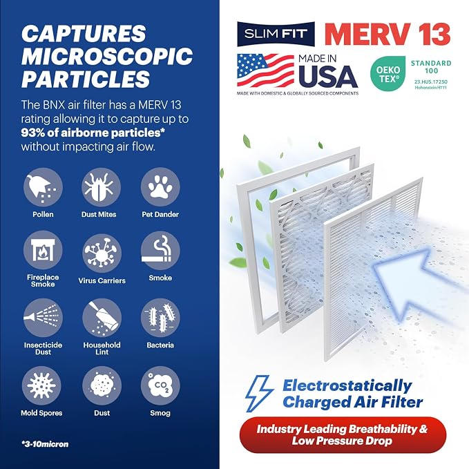 BNX TruFilter 16x20x4 MERV 13 Air Filter - Image 3