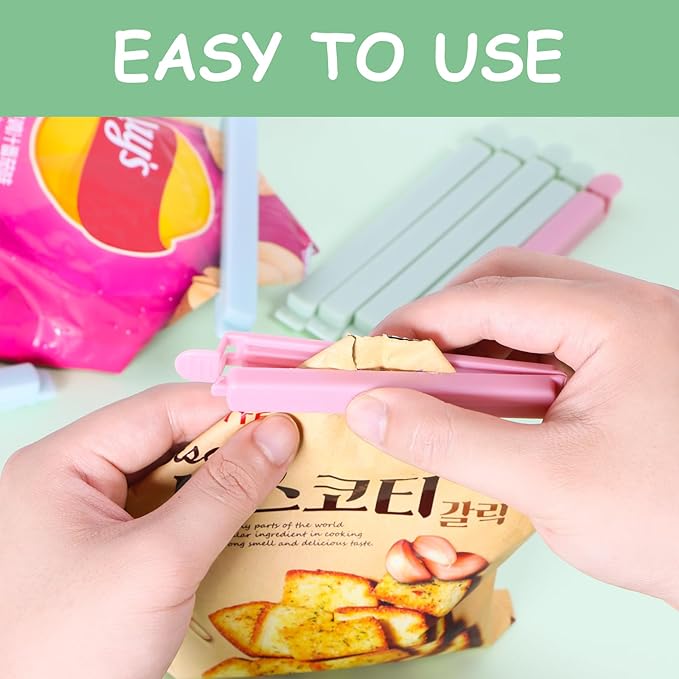 80 PCS Sealing Clip Bag Plastic Chip Large Size Food Clips Bag Clips - Image 3