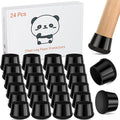 Meldel 24 PCS Silicone Chair Leg Floor Protectors Large Rubber Felt Furniture by Meldel
