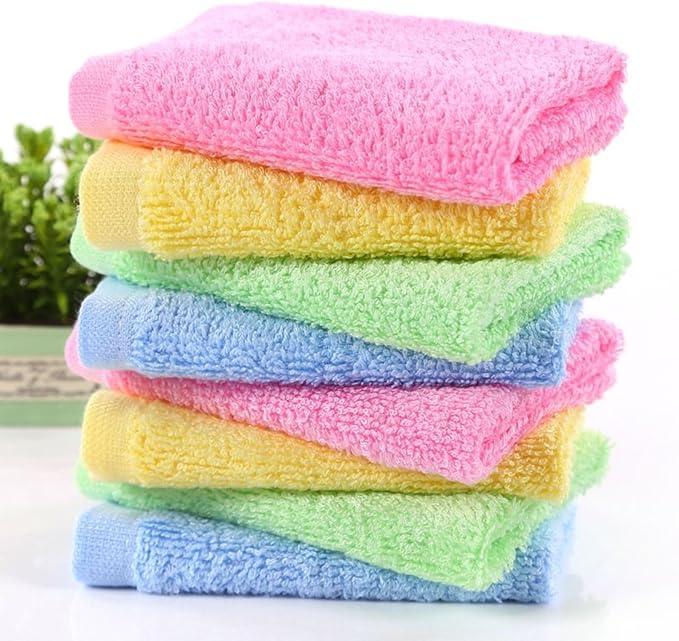 Bamboo Microfiber Cleaning Cloth-8Pcs Kitchen Wash Cloths, Wood Fiber Window - Image 5