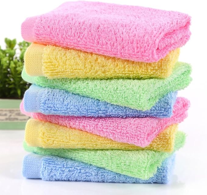 Bamboo Microfiber Cleaning Cloth-8Pcs Kitchen Wash Cloths, Wood Fiber Window - Image 6