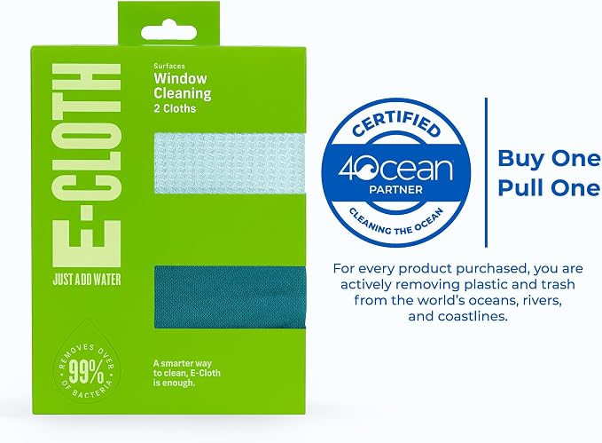 E-Cloth Microfiber Cleaning Cloth Glass Kit - Image 2